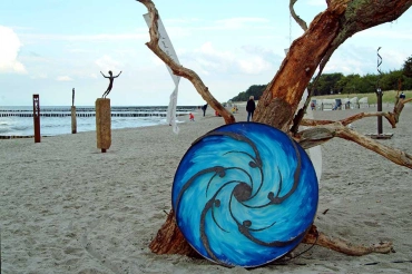 Kunst am Strand